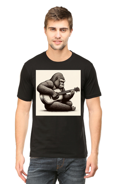 Gorilla Playing Guitar